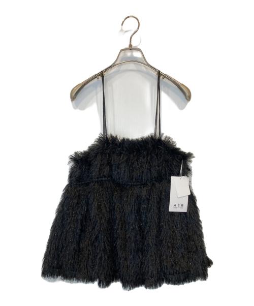 Adam et Rope（アダム エ ロペ）Adam et Rope (アダム エ ロペ) フェザーライクキャミソール GAF-53500 ブラック サイズ:FREE 未使用品の古着・服飾アイテム