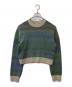 WRAPINKNOT（ラッピンノット）の古着「グラデーションクロップトニット　WZ21W-LP028」｜グリーン
