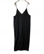 IENAイエナ）の古着「リネンライクキャミワンピース 20040900307110」｜ブラック