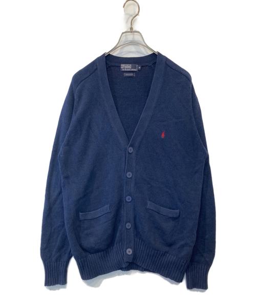 POLO BY RALPH LAUREN（ポロ バイ ラルフローレン）POLO by RALPH LAUREN (ポロ バイ ラルフローレン) コットンカーディガン ネイビー サイズ:Mの古着・服飾アイテム