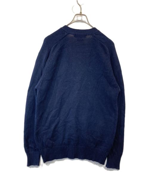 POLO BY RALPH LAUREN（ポロ バイ ラルフローレン）POLO by RALPH LAUREN (ポロ バイ ラルフローレン) コットンカーディガン ネイビー サイズ:Mの古着・服飾アイテム
