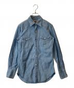 45rpm45アールピーエム）の古着「シャンブレーシャツ」｜インディゴ
