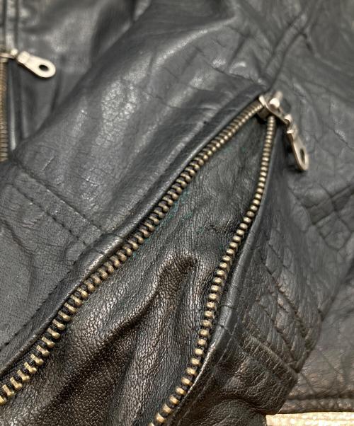 wilsons leather（ウィルソンズレザー）wilsons leather (ウィルソンズレザー) レザージャケット ブラック サイズ:Mの古着・服飾アイテム