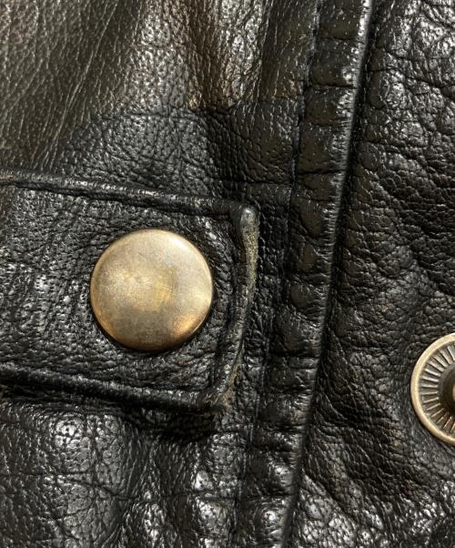 wilsons leather（ウィルソンズレザー）wilsons leather (ウィルソンズレザー) レザージャケット ブラック サイズ:Mの古着・服飾アイテム