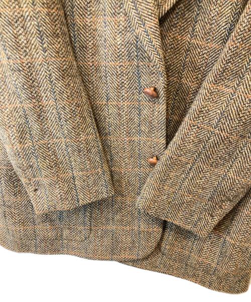 PAPAS（パパス）PAPAS (パパス) ウールテーラードジャケット 	D0484FJ ブラウン サイズ:Mの古着・服飾アイテム