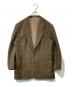 PAPAS（パパス）の古着「ウールテーラードジャケット 	D0484FJ」｜ブラウン