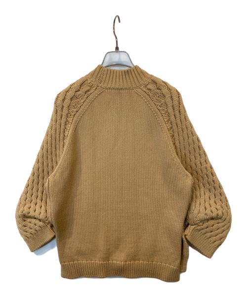 3.1 phillip lim（スリーワンフィリップリム）3.1 phillip lim (スリーワンフィリップリム) ケーブルニット ベージュ サイズ:XSの古着・服飾アイテム