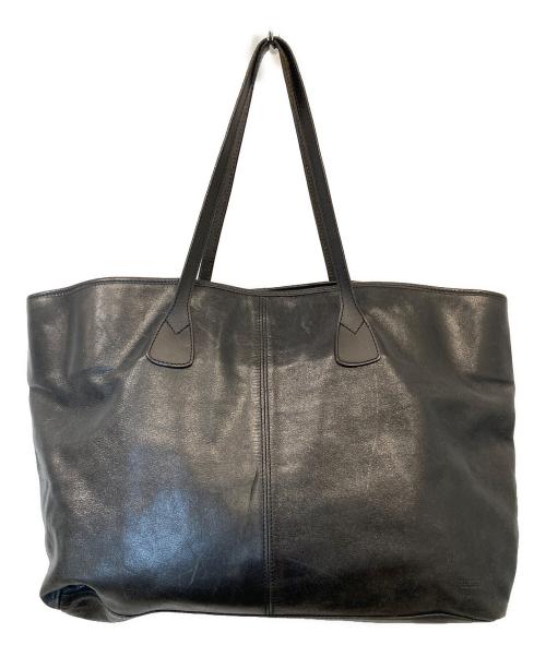 TUSTING（タスティング）TUSTING (タスティング) レザートートバッグ ブラックの古着・服飾アイテム