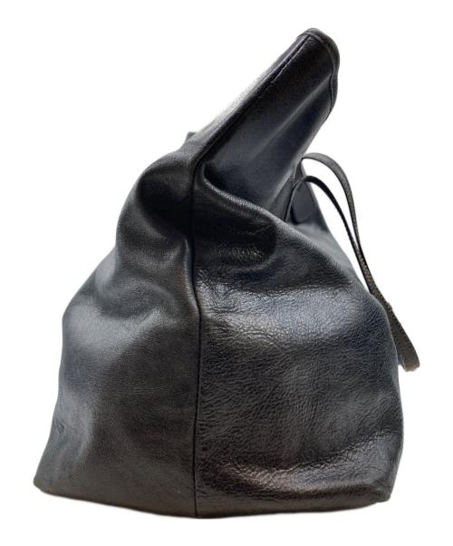 TUSTING（タスティング）TUSTING (タスティング) レザートートバッグ ブラックの古着・服飾アイテム