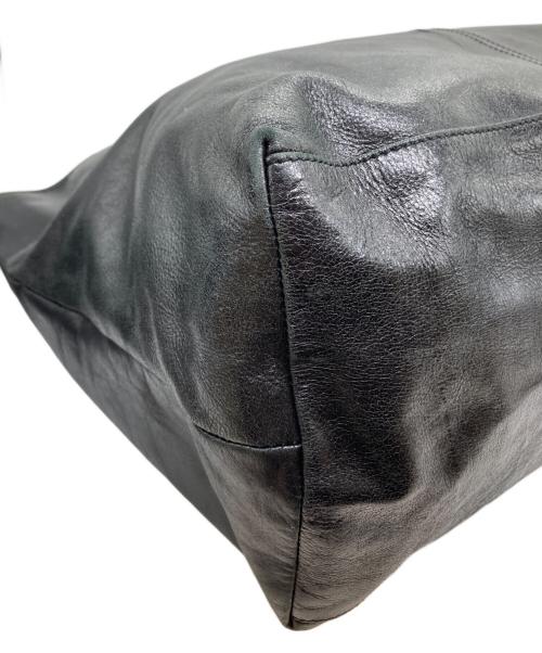 TUSTING（タスティング）TUSTING (タスティング) レザートートバッグ ブラックの古着・服飾アイテム