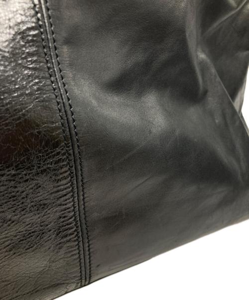 TUSTING（タスティング）TUSTING (タスティング) レザートートバッグ ブラックの古着・服飾アイテム