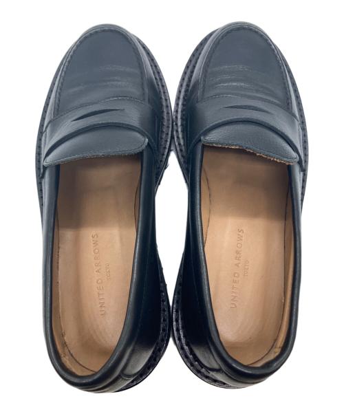 UNITED ARROWS TOKYO（ユナイテッドアローズトウキョウ）UNITED ARROWS TOKYO (ユナイテッドアローズトウキョウ) コインローファー ブラック サイズ:表記なしの古着・服飾アイテム