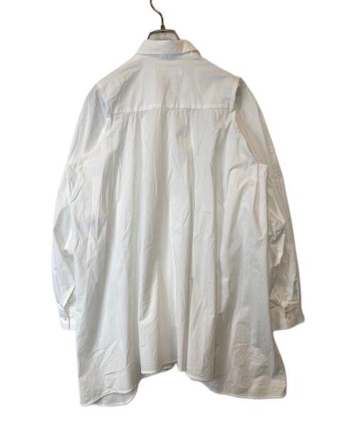 ENFOLD（エンフォルド）ENFOLD (エンフォルド) SOMELOS ランダムフレアSHIRT　300ES330-3300 ホワイト サイズ: 38の古着・服飾アイテム