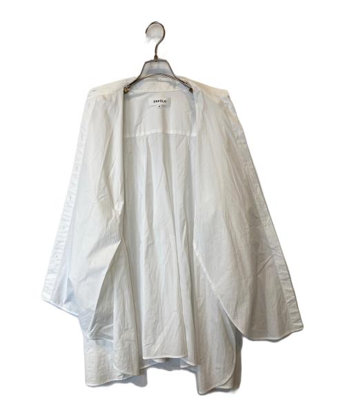 ENFOLD（エンフォルド）ENFOLD (エンフォルド) SOMELOS ランダムフレアSHIRT　300ES330-3300 ホワイト サイズ: 38の古着・服飾アイテム