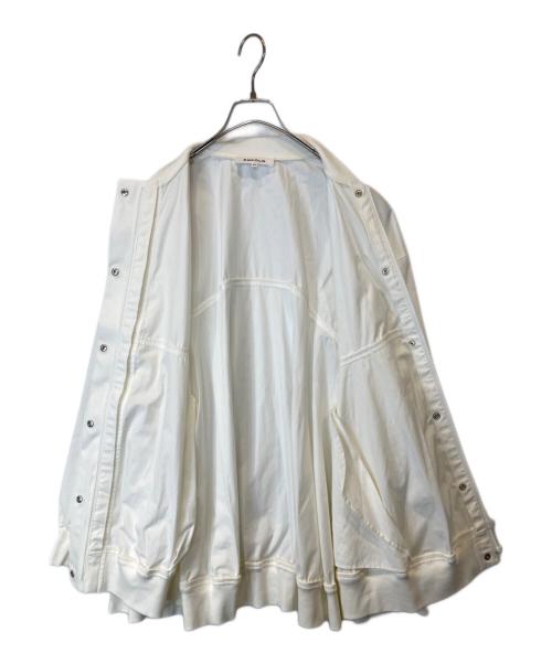 ENFOLD（エンフォルド）ENFOLD (エンフォルド) イプライター オーバーフレアブルゾン　300ES930-170 ホワイト サイズ:SIZE 38の古着・服飾アイテム