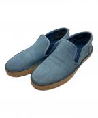 LOUIS VUITTONルイ ヴィトン）の古着「ダミエ グラフィット キャンバスエスパドリーユ　BM 1105」｜ブルー