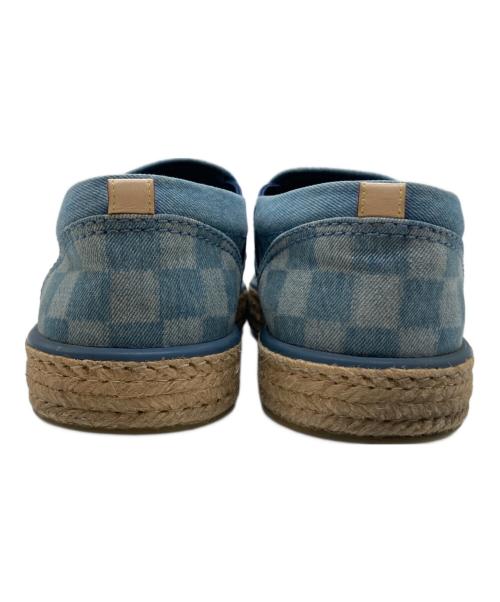 LOUIS VUITTON（ルイ ヴィトン）LOUIS VUITTON (ルイ ヴィトン) ダミエ グラフィット キャンバスエスパドリーユ　BM 1105 ブルー サイズ:9の古着・服飾アイテム