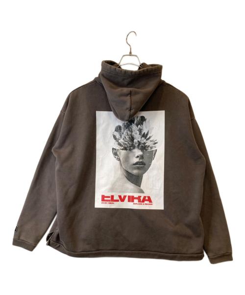 ELVIRA（エルビラ）ELVIRA (エルビラ) プルオーバーパーカー　EL-YAGI04 ブラウン サイズ:SIZE Mの古着・服飾アイテム