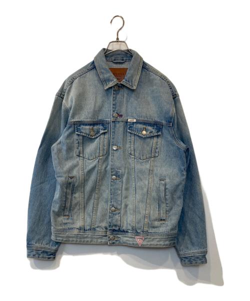 GUESS（ゲス）GUESS (ゲス) ASAP ROCKY (エイサップロッキー) デニムジャケット M7FN48D2IB0 インディゴ サイズ:Mの古着・服飾アイテム