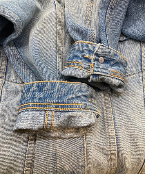 GUESS（ゲス）GUESS (ゲス) ASAP ROCKY (エイサップロッキー) デニムジャケット M7FN48D2IB0 インディゴ サイズ:Mの古着・服飾アイテム