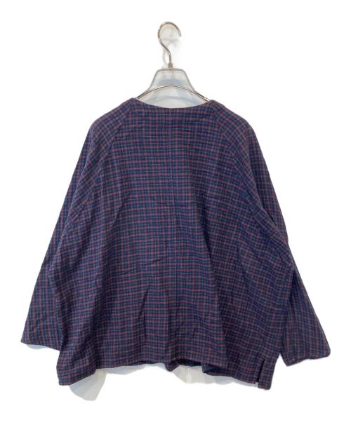 JURGEN LEHL（ヨーガンレール）JURGEN LEHL (ヨーガンレール) チェックシャツ ネイビー×レッド サイズ:Mの古着・服飾アイテム