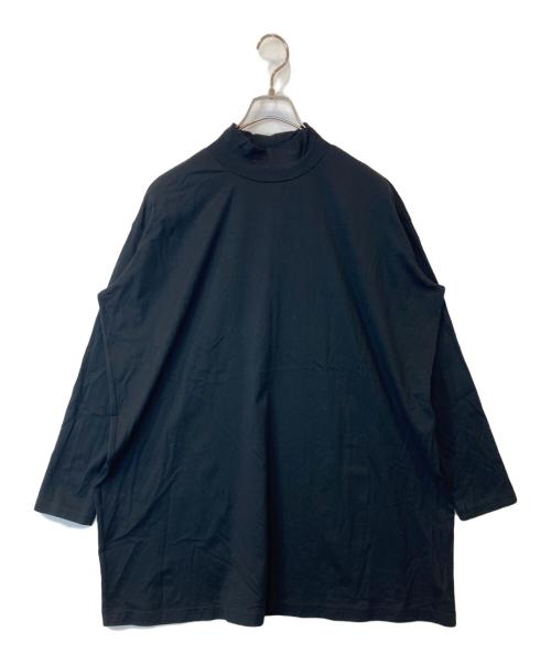 mizuiro-ind（ミズイロインド）mizuiro-ind (ミズイロインド) ハイネックカットソー ブラック サイズ:不明の古着・服飾アイテム