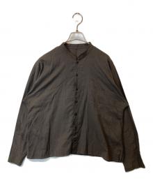 JURGEN LEHL（ヨーガンレール）の古着「コットンシャツ　J0103FB301」｜ブラウン