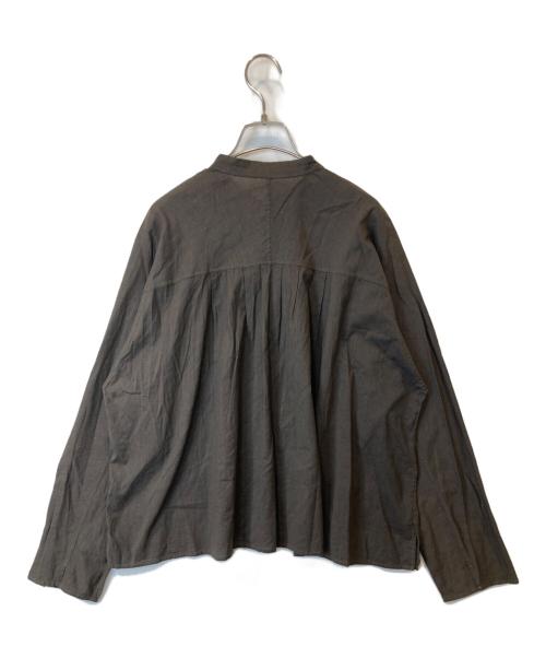 JURGEN LEHL（ヨーガンレール）JURGEN LEHL (ヨーガンレール) コットンシャツ　J0103FB301 ブラウン サイズ:Lの古着・服飾アイテム