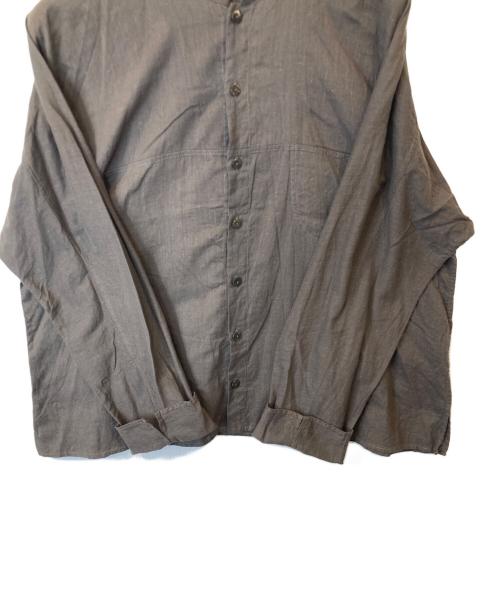 JURGEN LEHL（ヨーガンレール）JURGEN LEHL (ヨーガンレール) コットンシャツ　J0103FB301 ブラウン サイズ:Lの古着・服飾アイテム
