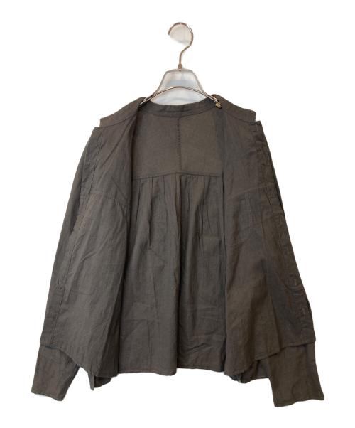 JURGEN LEHL（ヨーガンレール）JURGEN LEHL (ヨーガンレール) コットンシャツ　J0103FB301 ブラウン サイズ:Lの古着・服飾アイテム