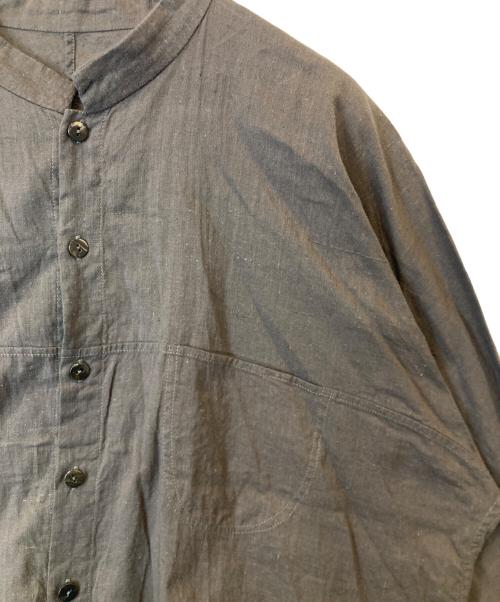 JURGEN LEHL（ヨーガンレール）JURGEN LEHL (ヨーガンレール) コットンシャツ　J0103FB301 ブラウン サイズ:Lの古着・服飾アイテム