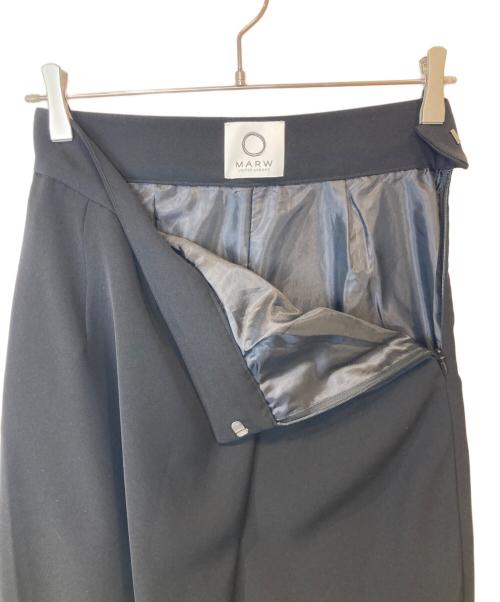 MARW UNITED ARROWS（マルゥ ユナイテッドアローズ）MARW UNITED ARROWS (マルゥ ユナイテッドアローズ) フレア ロングスカート　91246040007 ブラック サイズ:36の古着・服飾アイテム