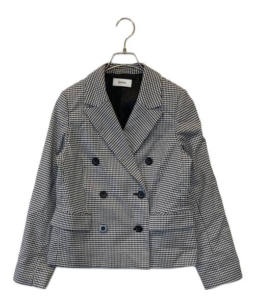 Snidel（スナイデル）Snidel (スナイデル) Sustainableダブルジャケット　SWFJ231045 ブラックの古着・服飾アイテム