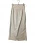 FRAY ID（フレイ アイディー）の古着「Iラインツイルスカート　FWFS241063」｜アイボリー