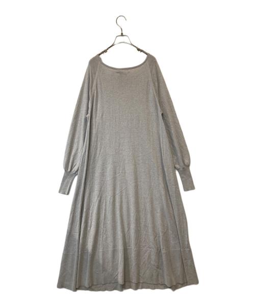 CHAOS（カオス）CHAOS (カオス) ニットフレアワンピース グレー サイズ:FREE 未使用品の古着・服飾アイテム