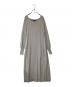 CHAOS（カオス）の古着「ニットフレアワンピース」｜グレー