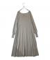 CHAOS (カオス) ニットフレアワンピース グレー サイズ:FREE 未使用品：6000円