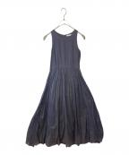 MARIHAマリハ）の古着「コットンノースリーブワンピース」｜ネイビー