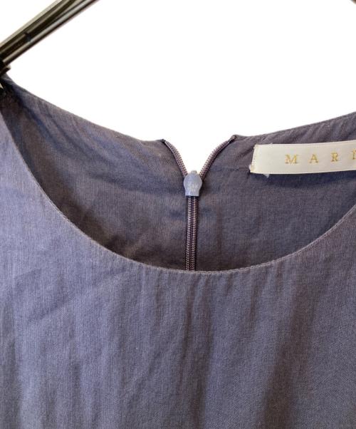 MARIHA（マリハ）MARIHA (マリハ) コットンノースリーブワンピース ネイビー サイズ:FREEの古着・服飾アイテム
