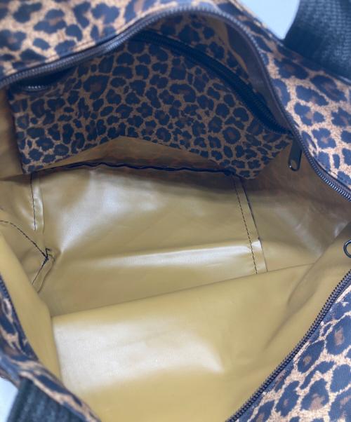 Herve Chapelier（エルベシャプリエ）Herve Chapelier (エルベシャプリエ) レオパード舟形トート 1027F ブラウンの古着・服飾アイテム