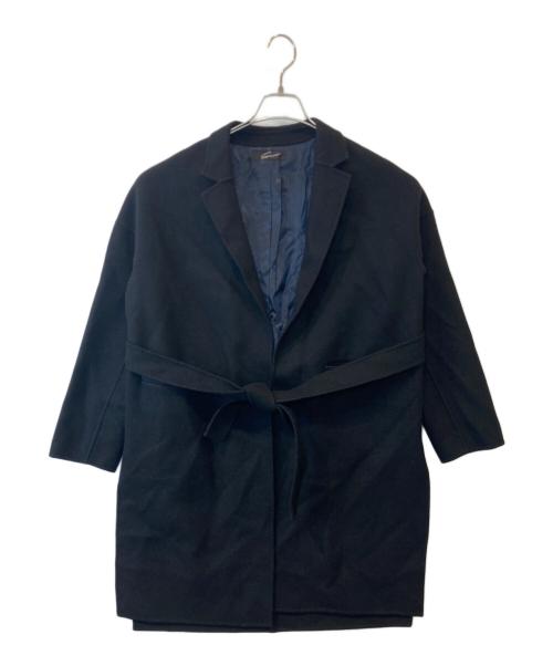 STUNNING LURE（スタニングルアー）STUNNING LURE (スタニングルアー) ウールリバーコート 15A114-004 ブラックの古着・服飾アイテム