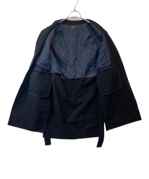 STUNNING LURE（スタニングルアー）STUNNING LURE (スタニングルアー) ウールリバーコート 15A114-004 ブラックの古着・服飾アイテム