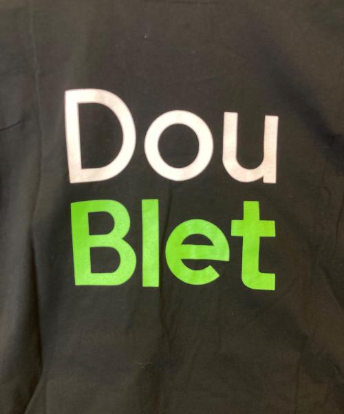 doublet（ダブレット）doublet (ダブレット) WISM (ウィズム) DELIVERY  TEE　21SS49WM09 ブラック サイズ:SIZE Sの古着・服飾アイテム