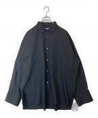 steinシュタイン）の古着「OVERSIZED DOWN PAT SHIRT　ST. 111-1」｜ブラック