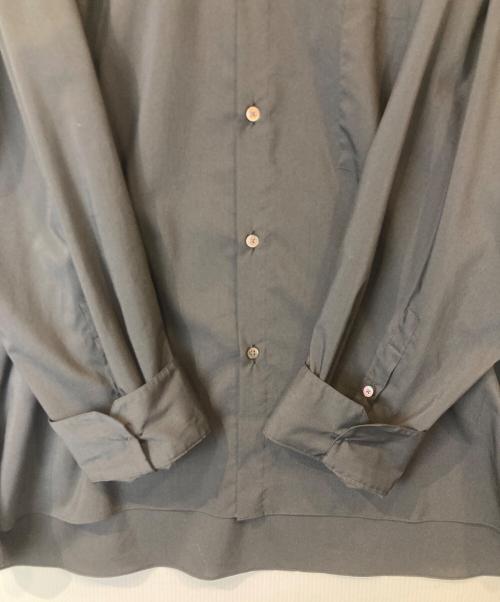 stein（シュタイン）stein (シュタイン) OVERSIZED DOWN PAT SHIRT　ST. 111-1 ブラック サイズ:SIZE Sの古着・服飾アイテム