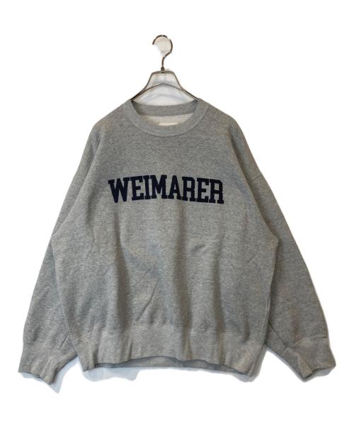 ENCENS（エンソン）ENCENS (エンソン) プリントスウェット carol-0006 グレー サイズ:SIZE Sの古着・服飾アイテム