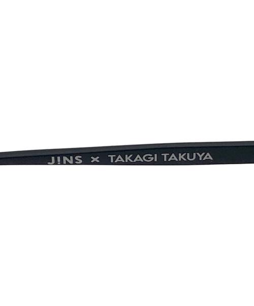 JIN'S（ジンズ）JIN'S (ジンズ) TAKAGI TAKUYA 眼鏡 ブラック サイズ:49.0▢22.5‐147.0〇38の古着・服飾アイテム