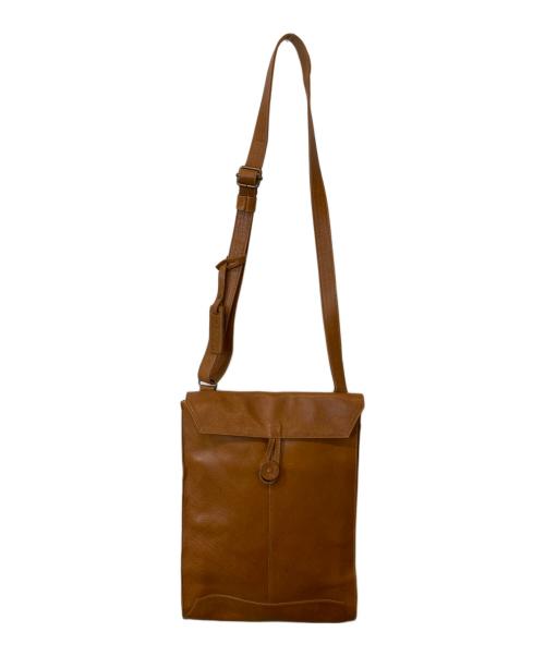 MOTHERHOUSE（マザーハウス）MOTHERHOUSE (マザーハウス) レザーショルダーバッグ ブラウンの古着・服飾アイテム