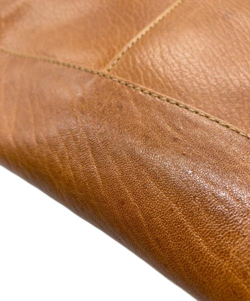 MOTHERHOUSE（マザーハウス）MOTHERHOUSE (マザーハウス) レザーショルダーバッグ ブラウンの古着・服飾アイテム