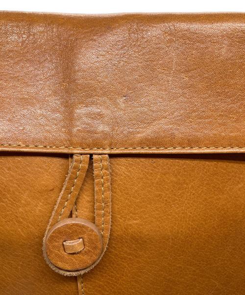 MOTHERHOUSE（マザーハウス）MOTHERHOUSE (マザーハウス) レザーショルダーバッグ ブラウンの古着・服飾アイテム
